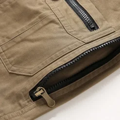 OUKU Men's Cargo Pants Trousers Buttons Multi Pocket Plain Wearable Outdoor Daily Camping & Hiking Fashion Classic Black Yellow