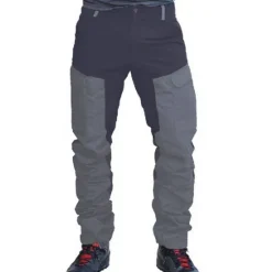 Online OUKU Men's Cargo Pants Work Pants Track Pants Streetwear Color Block Outdoor Ripstop Breathable Multi Pockets Sweat wicking Bottoms 6 Pockets Zipper Pocket Black Purple Cotton Work Hunting Fishing M L XL