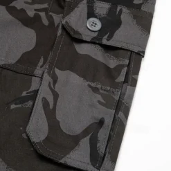 Discount OUKU Men's Cargo Shorts Baggy Shorts Multi Pocket 6 Pocket Camouflage Breathable Knee Length Sports Outdoor Streetwear Casual Black Blue