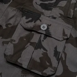 Discount OUKU Men's Cargo Shorts Baggy Shorts Multi Pocket 6 Pocket Camouflage Breathable Knee Length Sports Outdoor Streetwear Casual Black Blue
