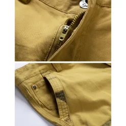 Outlet OUKU Men's Cargo Shorts Bermuda shorts with Side Pocket Multi Pocket Flap Pocket Solid Color Going out Streetwear Fashion Cargo Shorts ArmyGreen Blue