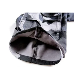 Sale OUKU Men's Cargo Shorts Camo Shorts Shorts Hiking Shorts Print Leg Drawstring 6 Pocket Camouflage Comfort Outdoor Daily Going out Fashion Streetwear Black Blue