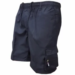 Outlet OUKU Men's Cargo Shorts Camo Shorts Hiking Shorts Multi Pocket Multiple Pockets Elastic Drawstring Design Plain Camouflage Breathable Outdoor Knee Length Casual Daily Streetwear Stylish Camouflage Black