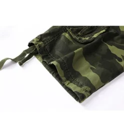 Outlet OUKU Men's Cargo Shorts Camo Shorts Shorts Hiking Shorts Leg Drawstring 6 Pocket Camouflage Comfort Outdoor Daily Going out Fashion Streetwear Army Green Blue