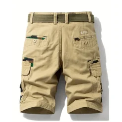 Clearance OUKU Men's Cargo Shorts Camo Shorts Shorts Summer Shorts Multi Pocket Straight Leg Color Block Camouflage Comfort Breathable Short Casual Daily Holiday Sports Fashion Black Blue