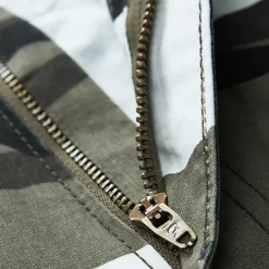 Outlet OUKU Men's Cargo Shorts Camo Shorts Shorts Zipper Multi Pocket Camouflage Comfort Wearable Knee Length Casual Daily Holiday Sports Fashion White Army Green