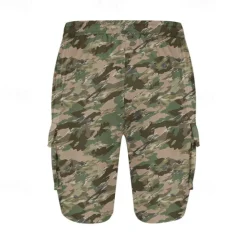 Outlet OUKU Men's Cargo Shorts Camo Shorts Shorts Summer Shorts Drawstring Elastic Waist Multi Pocket Camouflage Comfort Wearable Knee Length Outdoor Sport Daily Fashion Casual White Light Green