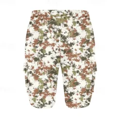 Outlet OUKU Men's Cargo Shorts Camo Shorts Shorts Summer Shorts Drawstring Elastic Waist Multi Pocket Camouflage Comfort Wearable Knee Length Outdoor Sport Daily Fashion Casual White Light Green