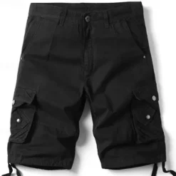 Best OUKU Men's Cargo Shorts Camo Shorts Shorts Summer Shorts Multi Pocket Flap Pocket Plain Camouflage Comfort Wearable Knee Length Outdoor Sport Daily Fashion Casual Camouflage Red Camouflage khaki