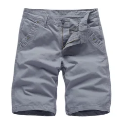 Clearance OUKU Men's Cargo Shorts Capri shorts Multi Pocket Plain Comfort Outdoor Calf-Length Outdoor Daily Going out Fashion Streetwear Black Army Green