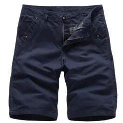 Clearance OUKU Men's Cargo Shorts Capri shorts Multi Pocket Plain Comfort Outdoor Calf-Length Outdoor Daily Going out Fashion Streetwear Black Army Green