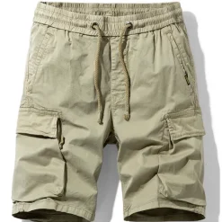 Hot OUKU Men's Cargo Shorts Hiking Shorts Military Summer Outdoor Regular Fit 10“ Ripstop Breathable Quick Dry Multi Pockets Shorts Drawstring Elastic Waist Dark Grey Army Green Cotton Fishing Climbing