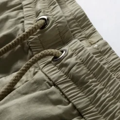 Hot OUKU Men's Cargo Shorts Hiking Shorts Military Summer Outdoor Regular Fit 10“ Ripstop Breathable Quick Dry Multi Pockets Shorts Drawstring Elastic Waist Dark Grey Army Green Cotton Fishing Climbing