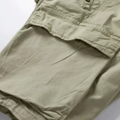 Hot OUKU Men's Cargo Shorts Hiking Shorts Military Summer Outdoor Regular Fit 10“ Ripstop Breathable Quick Dry Multi Pockets Shorts Drawstring Elastic Waist Dark Grey Army Green Cotton Fishing Climbing