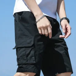 Discount OUKU Men's Cargo Shorts Hiking Shorts Military Summer Outdoor Ripstop Breathable Quick Dry Lightweight Shorts Bottoms Dark Khaki ArmyGreen Cotton Climbing Beach Camping / Hiking / Caving M L XL 2XL 3XL