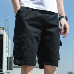 Discount OUKU Men's Cargo Shorts Hiking Shorts Military Summer Outdoor Ripstop Breathable Quick Dry Lightweight Shorts Bottoms Dark Khaki ArmyGreen Cotton Climbing Beach Camping / Hiking / Caving M L XL 2XL 3XL