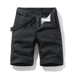 Hot OUKU Men's Cargo Shorts Hiking Shorts Military Summer Outdoor Regular Fit 10" Ripstop Breathable Quick Dry Sweat wicking Shorts Bottoms Knee Length Black Army Green Cotton Work Hunting Fishing 28 29 30 31
