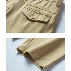 Hot OUKU Men's Cargo Shorts Hiking Shorts Military Summer Outdoor Regular Fit 10