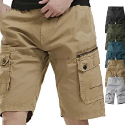 OUKU Men's Cargo Shorts Hiking Shorts Tactical Shorts Military Summer Outdoor Relaxed Fit 10