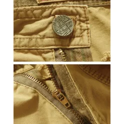 Clearance OUKU Men's Cargo Shorts Hiking Shorts Leg Drawstring Multi Pocket Multiple Pockets Plain Breathable Outdoor Calf-Length Casual Daily Streetwear Stylish ArmyGreen Wine Inelastic