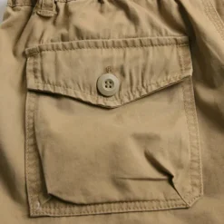 Discount OUKU Men's Cargo Shorts Hiking Shorts Multi Pocket Plain Comfort Outdoor Calf-Length Cotton Cargo Shorts ArmyGreen Black Micro-elastic