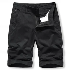 Hot OUKU Men's Cargo Shorts Hiking Shorts Military Summer Outdoor Ripstop Breathable Multi Pockets Wear Resistance Shorts Bottoms Black Blue Cotton Camping / Hiking / Caving 29 30 31 32 33