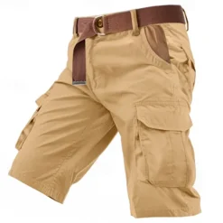 Discount OUKU Men's Cargo Shorts Shorts Buttons Multi Pocket Plain Wearable Short Outdoor Daily Camping & Hiking Fashion Classic Army Green Green