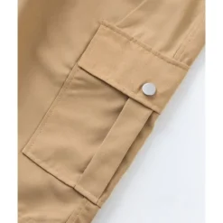 Hot OUKU Men's Cargo Shorts Shorts Summer Shorts Drawstring Elastic Waist Multi Pocket Plain Comfort Wearable Knee Length Outdoor Sport Daily Fashion Casual Black White