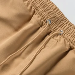 Outlet OUKU Men's Cargo Shorts Shorts Summer Shorts Drawstring Elastic Waist Multi Pocket Plain Comfort Wearable Knee Length Outdoor Sport Daily Fashion Casual Black Yellow