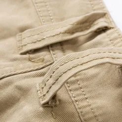 Best OUKU Men's Cargo Shorts Shorts Zipper Pocket Plain Breathable Soft Casual Weekend Fashion Streetwear Black Blue Micro-elastic