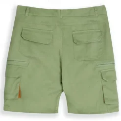 Discount OUKU Men's Cargo Shorts Shorts Casual Shorts Multi Pocket Straight Leg Fake Zipper Pocket Plain Comfort Knee Length Casual Daily Holiday Fashion Streetwear Black Green Micro-elastic