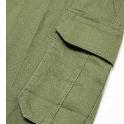 Best OUKU Men's Cargo Shorts Shorts Buttons Multi Pocket Plain Wearable Short Outdoor Daily Camping & Hiking Fashion Classic Army Green Green