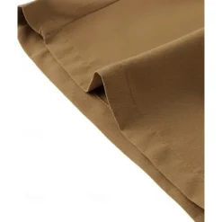 Online OUKU Men's Cargo Shorts Shorts Summer Shorts Drawstring Elastic Waist Multi Pocket Plain Comfort Wearable Knee Length Outdoor Sport Daily Fashion Casual Black Khaki