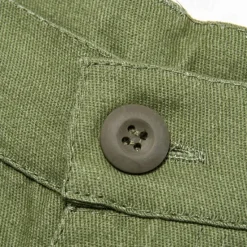 Hot OUKU Men's Cargo Shorts Shorts Buttons Multi Pocket Plain Wearable Short Outdoor Daily Camping & Hiking Fashion Classic Army Green Green