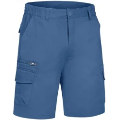 Hot OUKU Men's Cargo Shorts Shorts Summer Shorts Elastic Waist Multi Pocket Flap Pocket Plain Comfort Wearable Knee Length Outdoor Sport Daily Fashion Casual Black Yellow