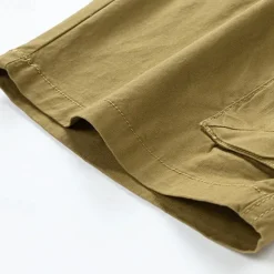 Discount OUKU Men's Cargo Shorts Shorts Summer Shorts Drawstring Elastic Waist Multi Pocket Plain Comfort Wearable Knee Length Outdoor Sport Daily Fashion Casual Black Navy Blue