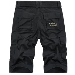 Discount OUKU Men's Cargo Shorts Shorts Multi Pocket Plain Comfort Breathable Outdoor Daily Going out Fashion Streetwear ArmyGreen Green