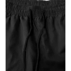 OUKU Men's Cargo Shorts Shorts Summer Shorts Drawstring Elastic Waist Multi Pocket Plain Comfort Wearable Short Outdoor Sport Daily Fashion Casual Black Khaki