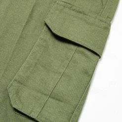 Outlet OUKU Men's Cargo Shorts Shorts Hiking Shorts Multi Pocket Plain Wearable Short Outdoor Daily Designer Casual ArmyGreen Khaki