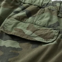 Outlet OUKU Men's Cargo Shorts Shorts Summer Shorts Multi Pocket Flap Pocket Camo Comfort Wearable Knee Length Outdoor Sport Daily Fashion Casual Khaki Army Green