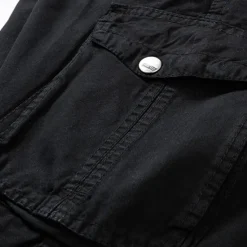 OUKU Men's Cargo Shorts Shorts Zipper Pocket Plain Breathable Soft Casual Weekend Fashion Streetwear Black Blue Micro-elastic