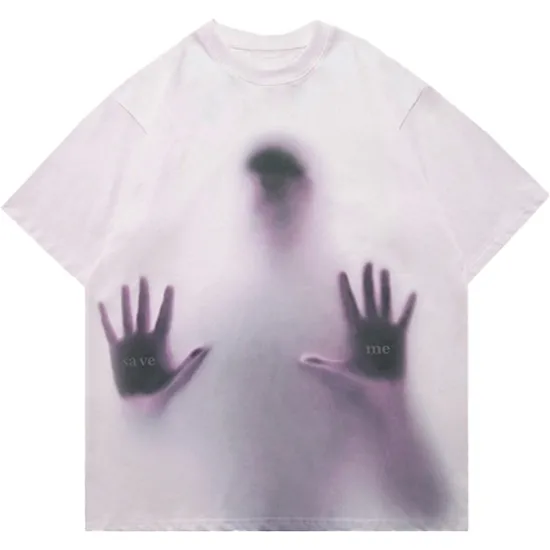 Hot OUKU Men's Cartoon Graphic Prints T Shirt Short Sleeve T shirt 3D Print Crew Neck Shirt Sports Designer Casual Outdoor Street Daily White + Light Grey Pink Blue Summer Clothing Apparel S M L XL XXL 3XL