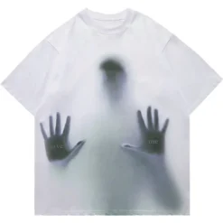 Hot OUKU Men's Cartoon Graphic Prints T Shirt Short Sleeve T shirt 3D Print Crew Neck Shirt Sports Designer Casual Outdoor Street Daily White + Light Grey Pink Blue Summer Clothing Apparel S M L XL XXL 3XL