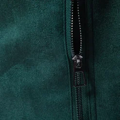 Outlet OUKU Men's Casual Jacket Suede Jacket Casual Daily Windbreaker Sexy Fall & Winter Solid / Plain Color Casual Collarless Regular Black Yellow Green Gray Jacket