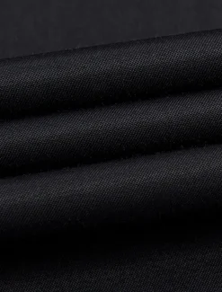 Best OUKU Men's Chinese Collar Shirt Mandarin Collar Shirt Dress Shirt Collared Shirt Button Up Shirt Plain Wedding Party Black White Navy Blue Long Sleeve Grandad Collar All Seasons Clothing Apparel Collared