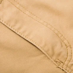 Clearance OUKU Men's Chino Shorts Bermuda shorts Work Shorts Pocket Plain Comfort Breathable Knee Length Outdoor Casual Daily Fashion Streetwear Blue Khaki