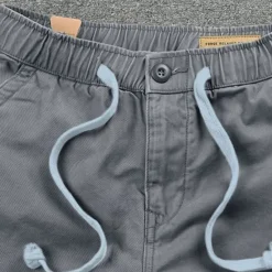 New OUKU Men's Chino Shorts Bermuda shorts Work Shorts Pocket Elastic Waist Plain Comfort Wearable Short Outdoor Casual Daily Streetwear Stylish ArmyGreen Black Grey