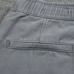 New OUKU Men's Chino Shorts Bermuda shorts Work Shorts Pocket Elastic Waist Plain Comfort Wearable Short Outdoor Casual Daily Streetwear Stylish ArmyGreen Black Grey