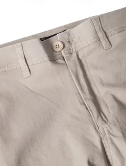 Clearance OUKU Men's Chinos Buttons Pocket Solid Color Breathable Wearable Full Length Outdoor Casual Daily Stylish Simple Black Yellow Micro-elastic