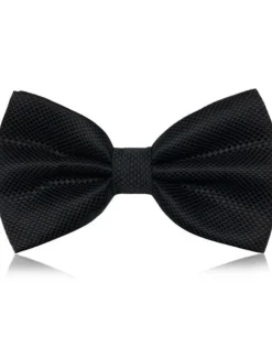 Best OUKU Men's Classic Bow Ties On Formal Solid Tuxedo Bowtie Wedding Party Work Bow Tie - Plaid